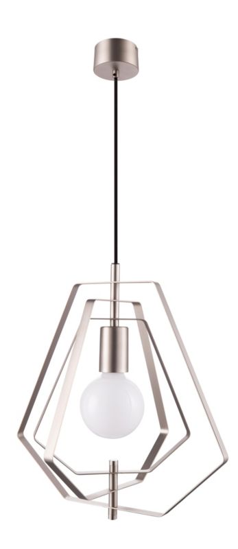 Lampa wisząca GoodHome Nedoki 1-punktowa E27 srebrna