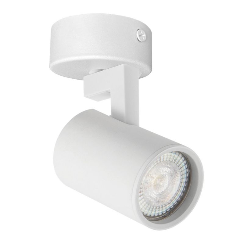 Lampa sufitowa Polux Lynx biała 1 x GU10 x 10W wym: 13 x 6 x 6 cm - 1 szt.