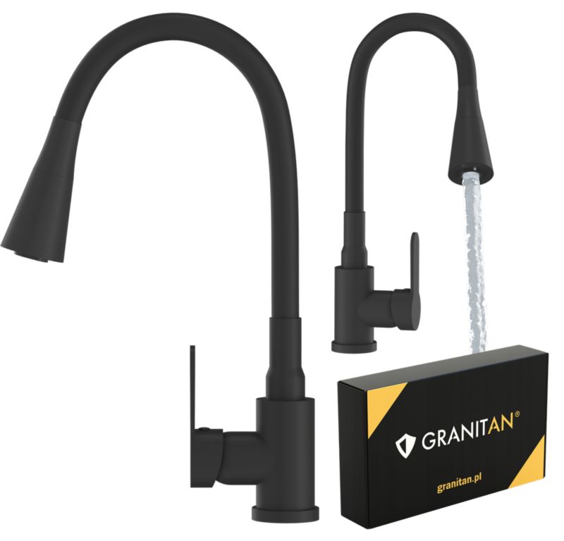 Bateria Kuchenna Granitan Flexo z Elastyczną Wylewką 1szt.
