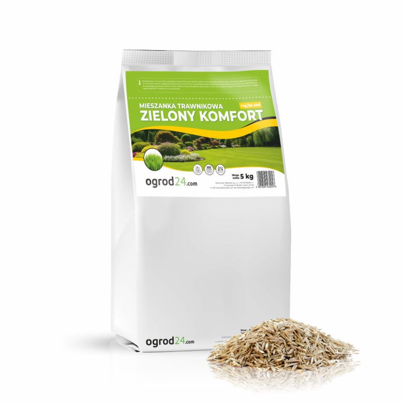 Mieszanka trawnikowa,, Ogrod24, Zielony Komfort 5 kg, 1 szt.