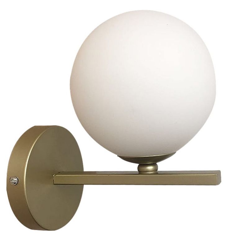 Kinkiet ścienny Candellux Kama mosiądz-biały 1 x G9 x 28W IP20 wym: 19 x 20 x 12 cm - 1 szt.