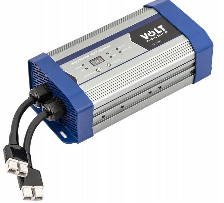 Prostownik akumulatorowy VOLT POLSKA ładowarka agm gel vrla LifePo4 Smart CPU 12V 40A 1szt.