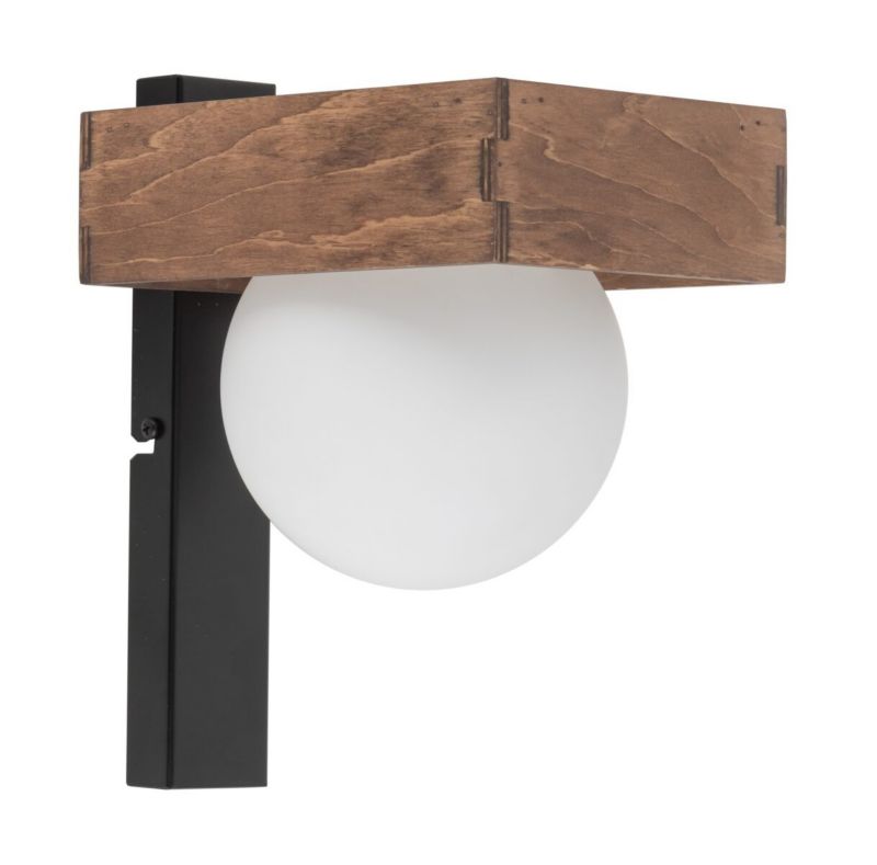 Kinkiet ścienny Sigma Lighting Bloom czarno-brązowy-biały 1 x G9 x 12W IP20 wym: 25 x 21 x 15 cm - 1 szt.