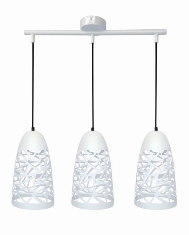 Lampa sufitowa Candellux Sabrin biała wym: 125 x 59 x 15 cm 3xE27 x 60W 1 szt.