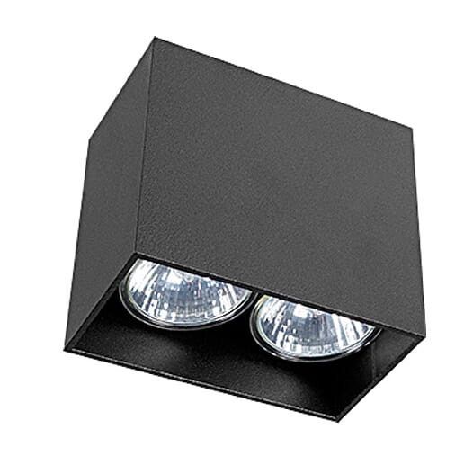 Spot oprawa sufitowa Nowodvorski Lighting Gap czarny 2 x GU10 x 35W IP20 wym: 11 x 6 cm - 1 szt.
