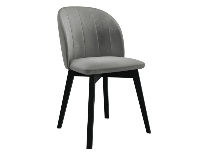 Krzesło do jadalni MIRJAN 24 S100 czarny + szary 1 szt.