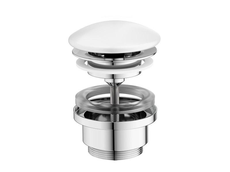 Korek umywalkowy ceramiczny stały Ravak biały połysk 1 szt