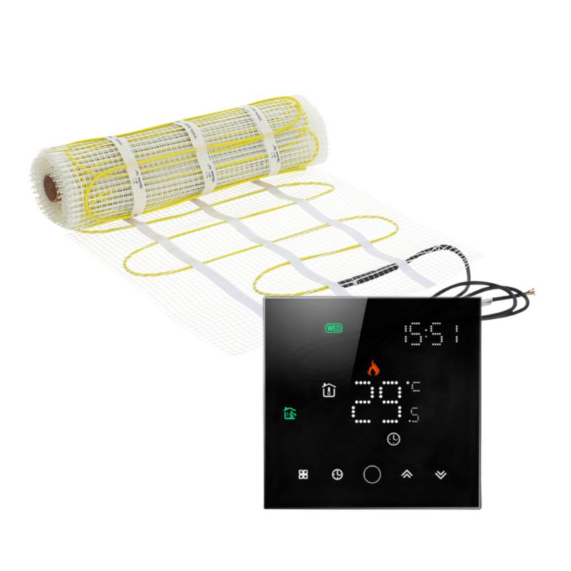 Zestaw mat grzewczych pod płytki Mission Air Mission Air MA-160 0,5m² + Leo Czarny 1szt