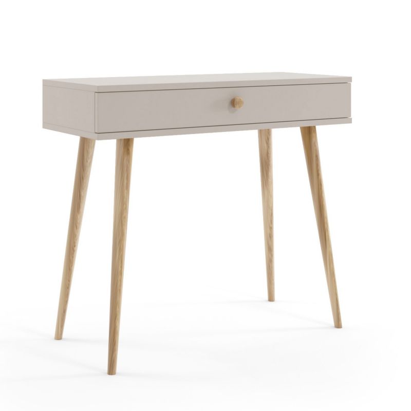 Konsola z szufladą Bettso Ikon nowoczesna na wysokich nogach kaszmir 1szt.