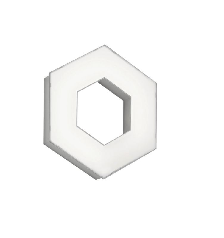 Kinkiet ścienny Trio Solitaire biały LED 8W 3000K 700lm IP20 wym: 6 x 38,7 x 33,5 cm - 1 szt.