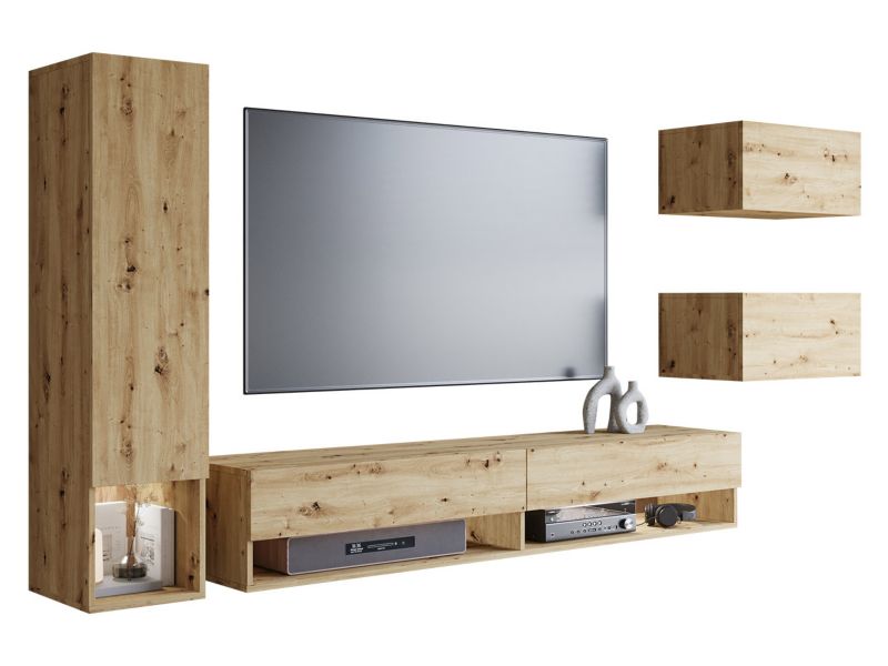 Meblościanka MIRJAN 24 Amadeo dąb artisan 1 kpl.