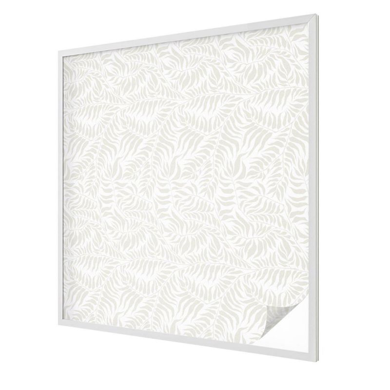 Folia Witrażowa Wallfluent 100x100 cm Naklejka na Szybę Liściasty motyw minimalistyczny harmonia 1 rol.