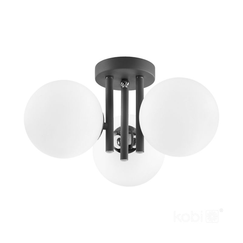 Lampa sufitowa Globe Elegance Ash Kobi S3 3xG9 1szt.