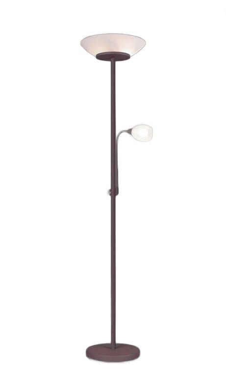 Lampa podłogowa stojąca RL Gerry miedziano-biała 2 x E14 / E27 x 46W wym: 180 x 34 x 34 cm - 1 szt.