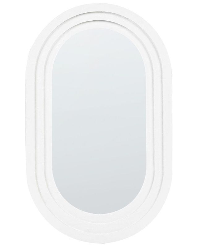 Lustro ścienne Massilly 43 cm 69 cm Biały 1 szt.