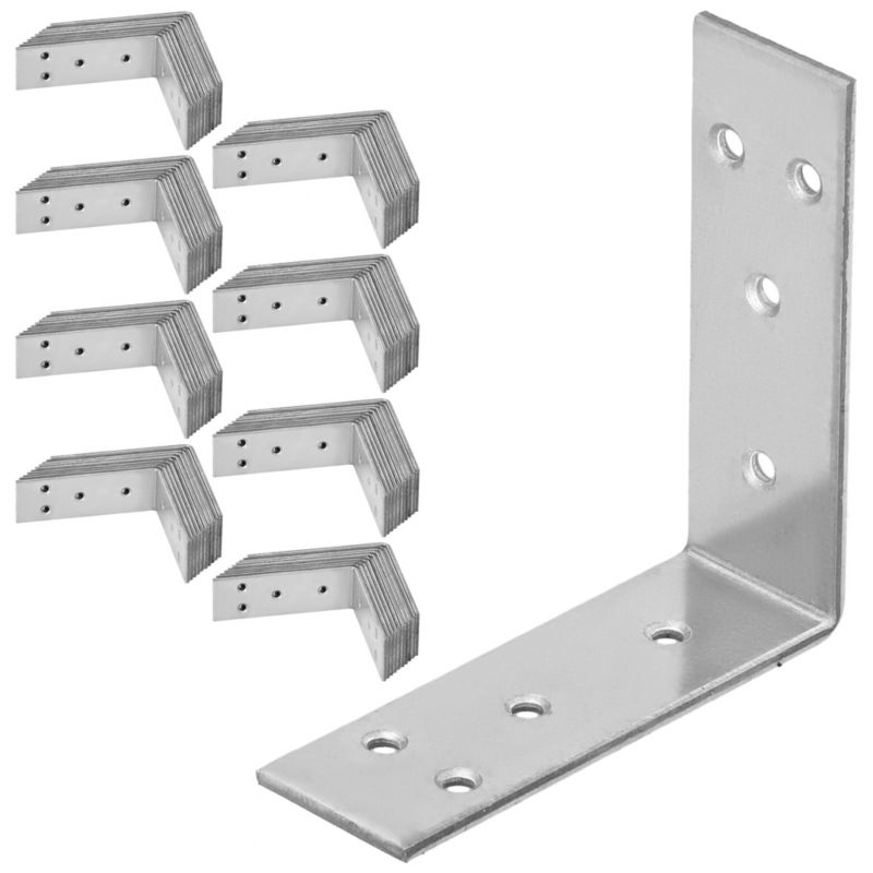 Kątownik ciesielski KOTARBAU nierdzewny ocynkowany 60x60x20 mm 100 szt.