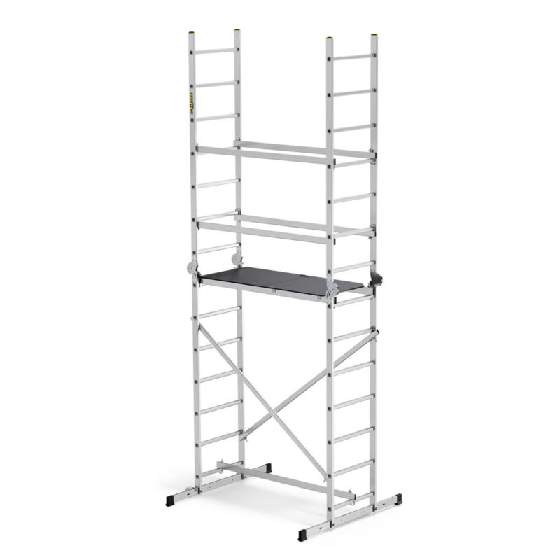 Rusztowanie drabinowe DRABEST przegubowe Hector BASIC aluminiowe 1 szt.