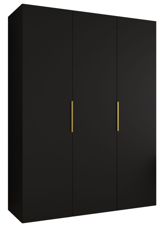 Szafa uchylna Abiks MARBELLA 1 150 wys 202 cm Czarny + Złoty 1 szt