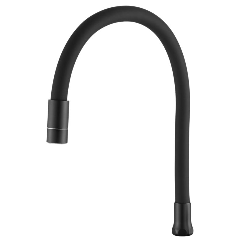 Dwufunkcyjna elastyczna wylewka Invena do baterii, czarny 1 szt.