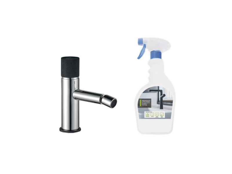 Bateria Bidetowa Kuchinox Stojąca PEROS z korkiem Chrom 1 szt.