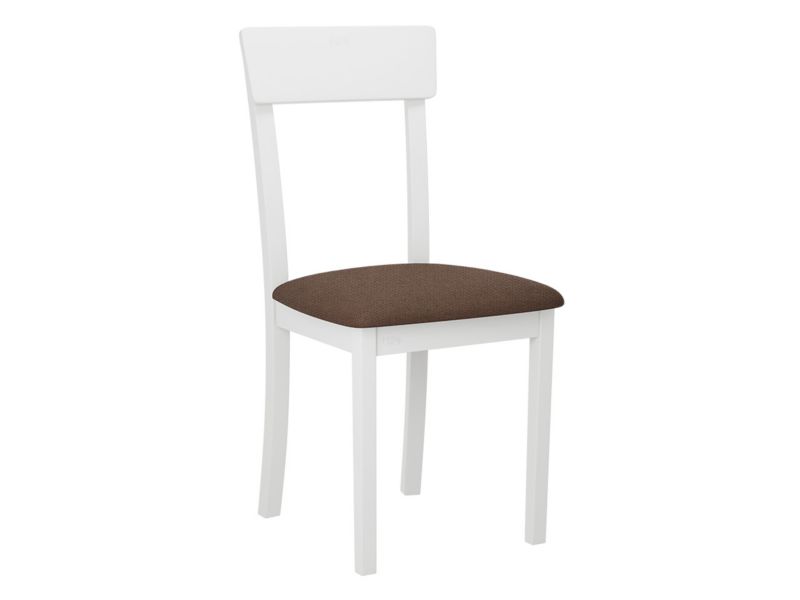 Krzesło MIRJAN 24 Hugo New I biały/strukturalny brąz 1 szt.