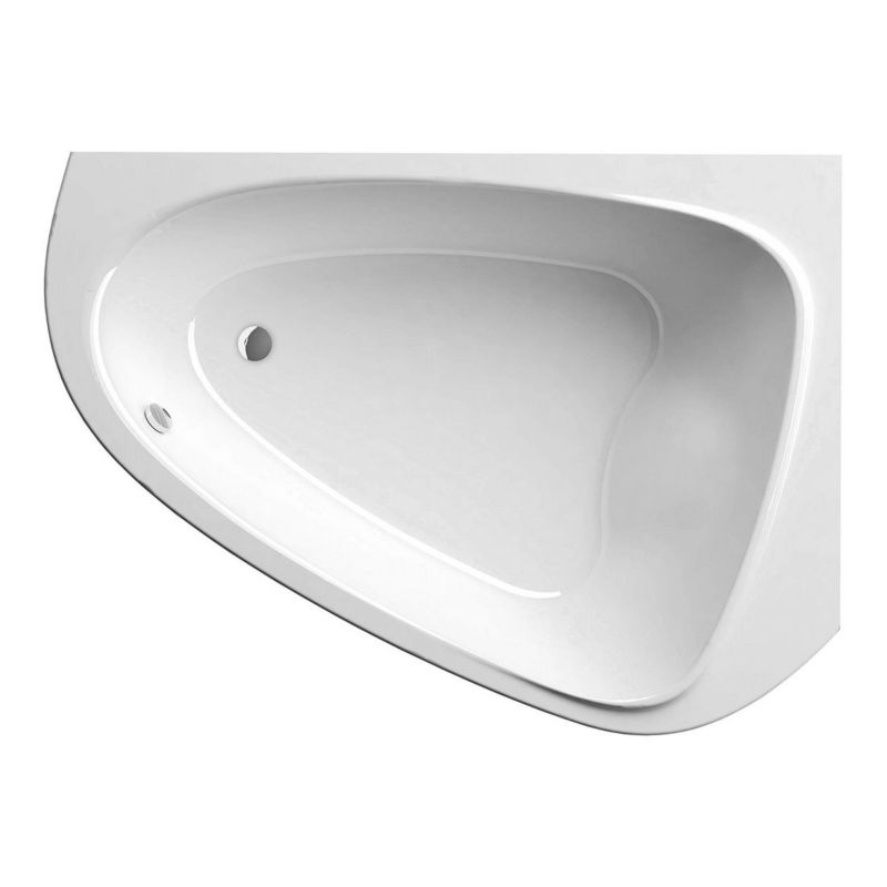 Akrylowa asymetryczna wanna Ravak LoveStory II 139x196 P snowwhite 1szt