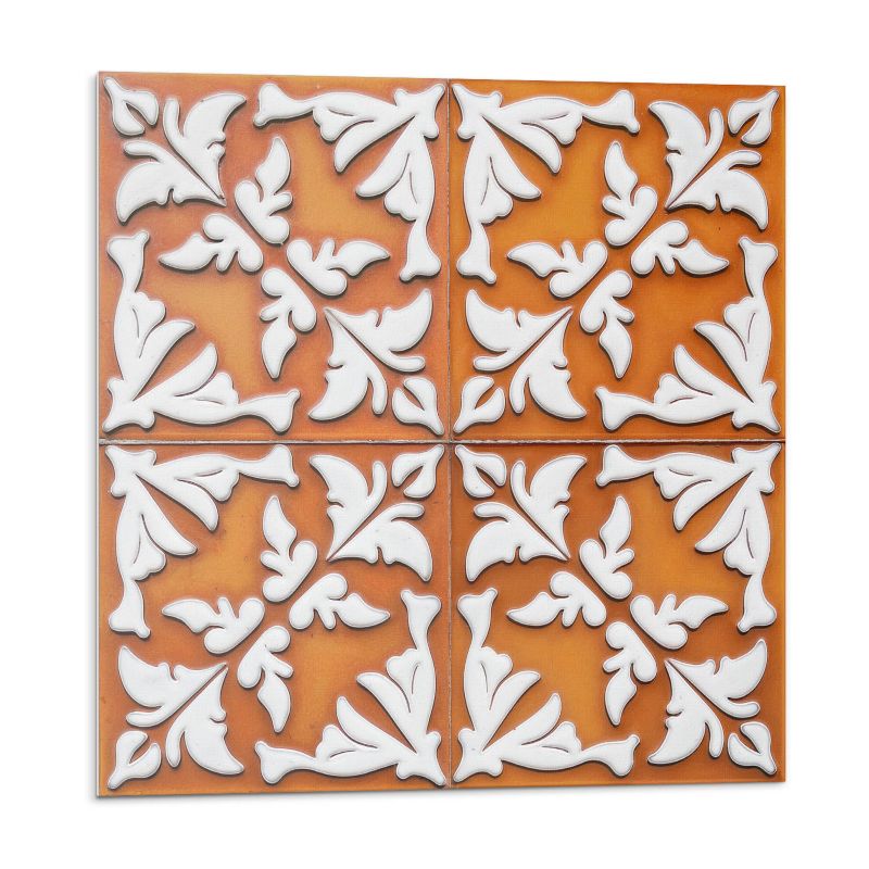 Kafelki samoprzylepne Wallfluent 50x50 cm Motyw florystyczny na kafelkach 4 szt.