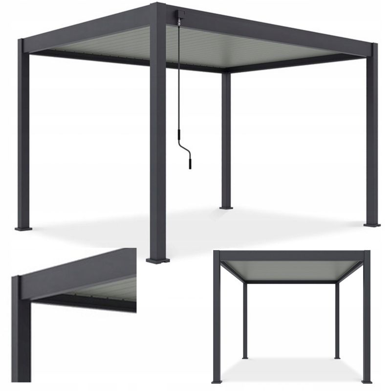 Pergola Ogrodowa Tarasowa Na Taras Elegance 3x4 Gutroof Zadaszenie Ogrodowe 1 szt