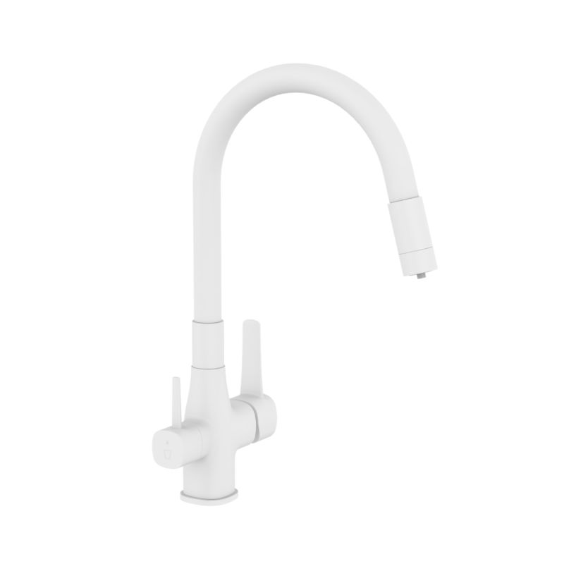 Bateria kuchenna Invena Magic z filtrem biała 1 szt.