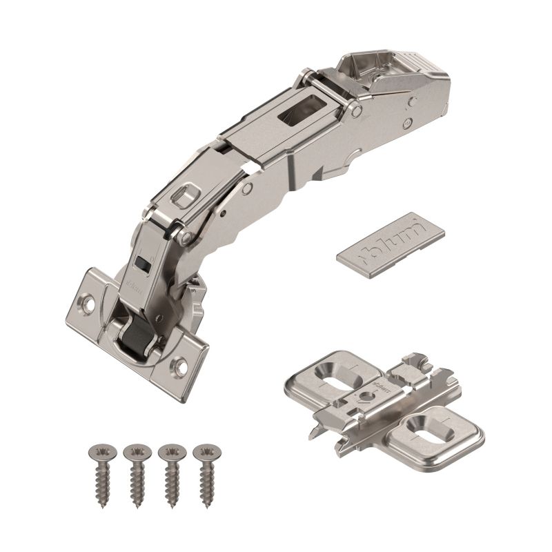 Zawias puszkowy bliźniaczy Blum 155° z prowadnicą 1 sztuka