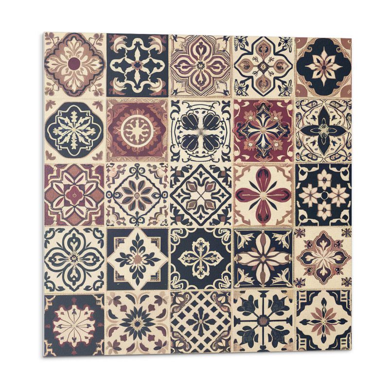 Kafelki samoprzylepne Wallfluent 50x50 cm Kaflowe mozaiki w desenie 4 szt.