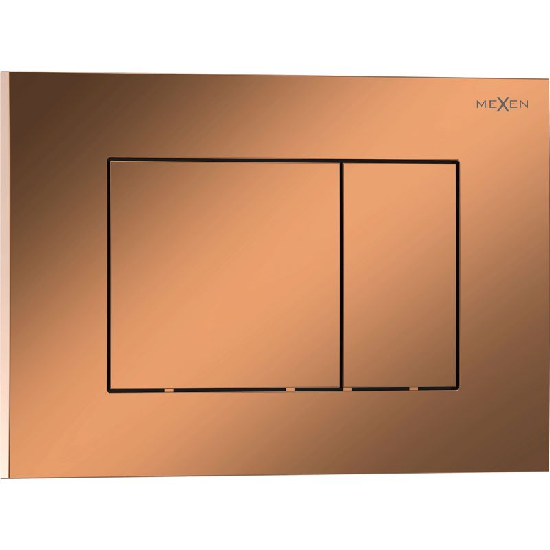 Przycisk spłukujący Mexen Tex 02 różowe złoto 1 szt.