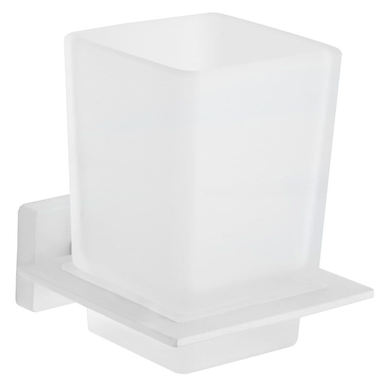 Kubek na szczoteczki ścienny Mexen Arno biały 8x9,5 cm 1 szt.