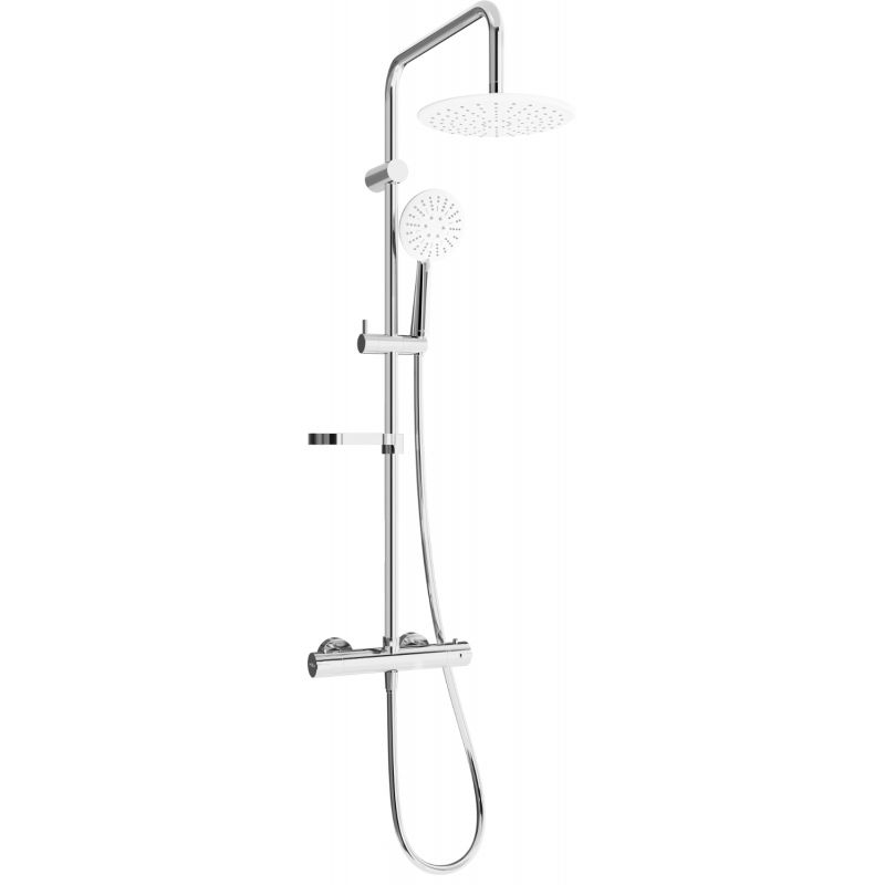 Zestaw natynkowy prysznicowy Mexen Kai chrom/biały 1 szt.