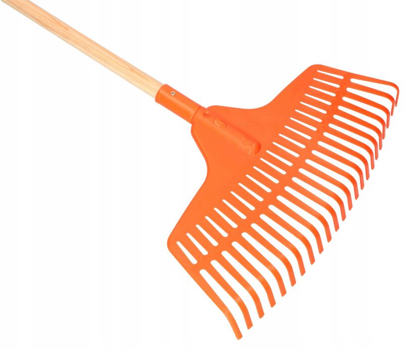 Grabie KOTARBAU 23 zęby grabki do liści ogrodnicze z trzonem 1 szt.