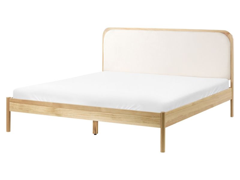 Łóżko Drewno sosnowe Dosches 160 x 200 cm Jasnobrązowy 1 szt.