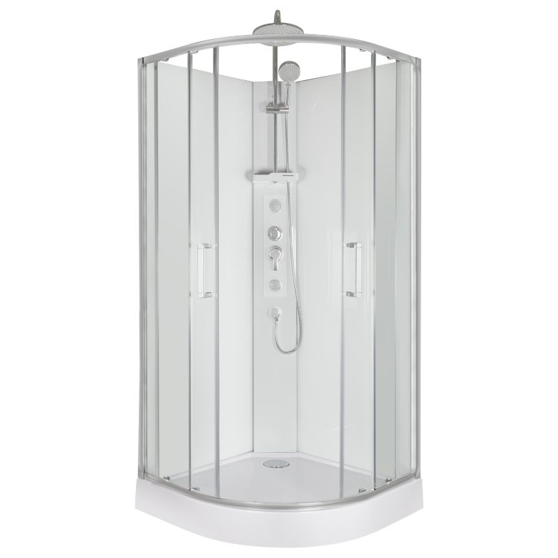 Kabina prysznicowa z hydromasażem KERRA Wega 90 WH (biała) 1 szt.