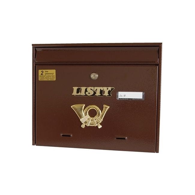 Skrzynka na listy Damech W2 złoty brąz