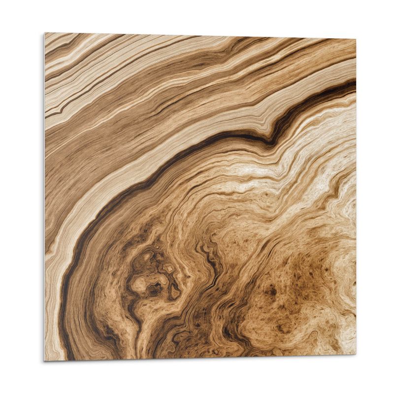 Kafelki samoprzylepne Wallfluent 50x50 cm Drewniane motywy organiczne 4 szt.