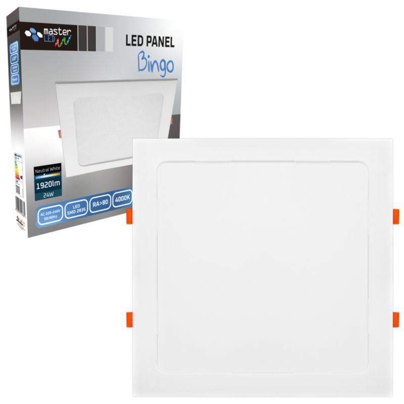 Panel LED MasterLED Bingo 24W 285x285mm IP20 neutralna biel 4000K biały 1 szt.