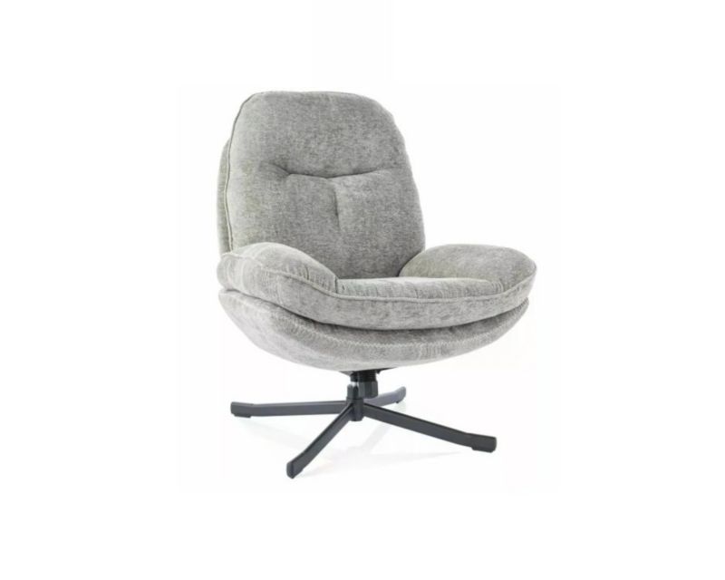 Fotel Signal do salonu HARPER oliwkowy obrotowy 1 szt