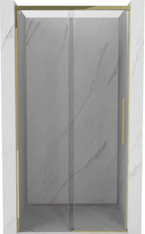 Drzwi prysznicowe Mexen Rox złote transparentne 120x200 cm 1 szt.