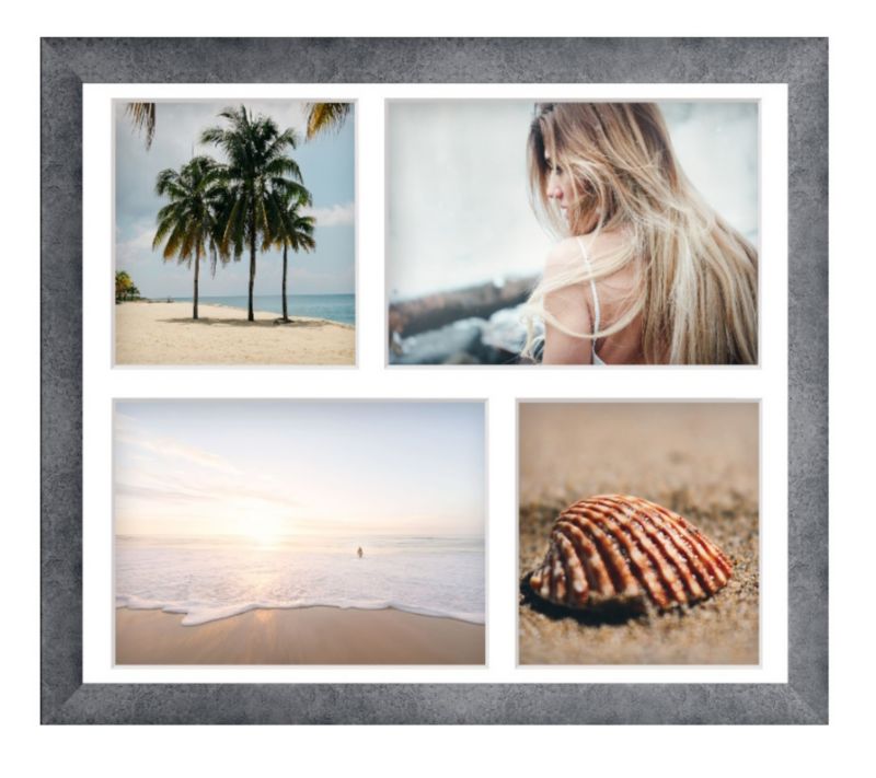 Ramka na 4 zdjęcia Hekla 24x30x4 foto galeria beton 1szt.