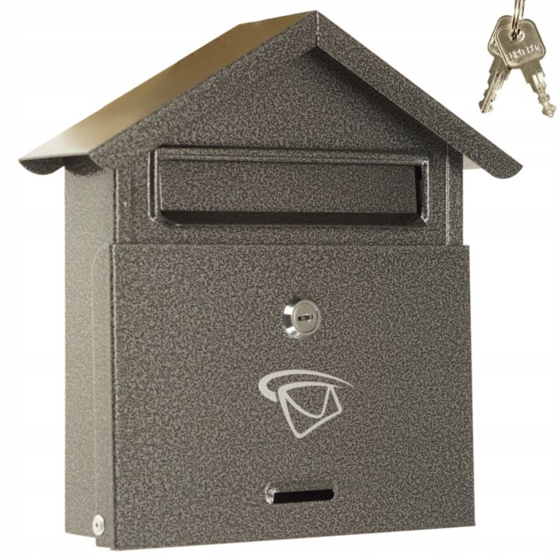Skrzynka FEINZ Na Listy Domek Format B6 Srebrny Antyk 1 szt.
