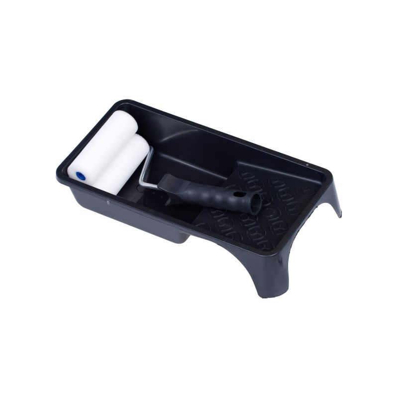 Zestaw malarski FAVORITE, SMALL nr 46, wałek gąbkowy 10 cm, do lakierów na bazie rozpuszczalników, 4 elementy