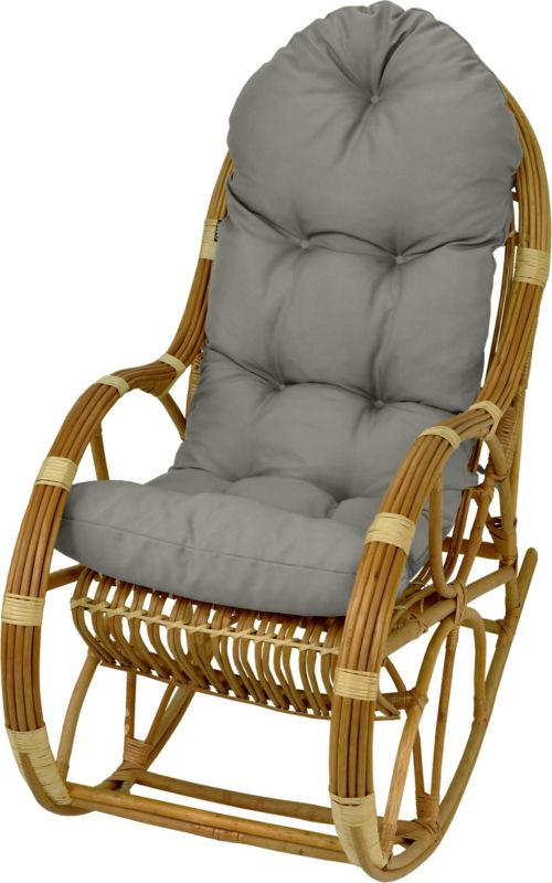 Poduszka na fotel bujany rattanowy AMPO szary 1 szt.