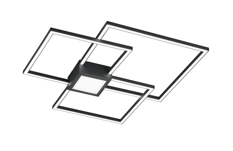 Lampa sufitowa wisząca Trio Hydra 5758 antracytowo-biała nowoczesna wbudowany LED 38W 1 szt.