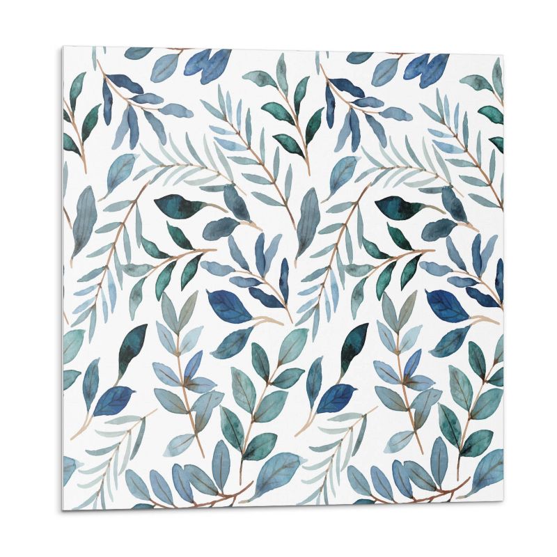 Kafelki samoprzylepne Wallfluent 50x50 cm Tło z liściastym wzorem 4 szt.