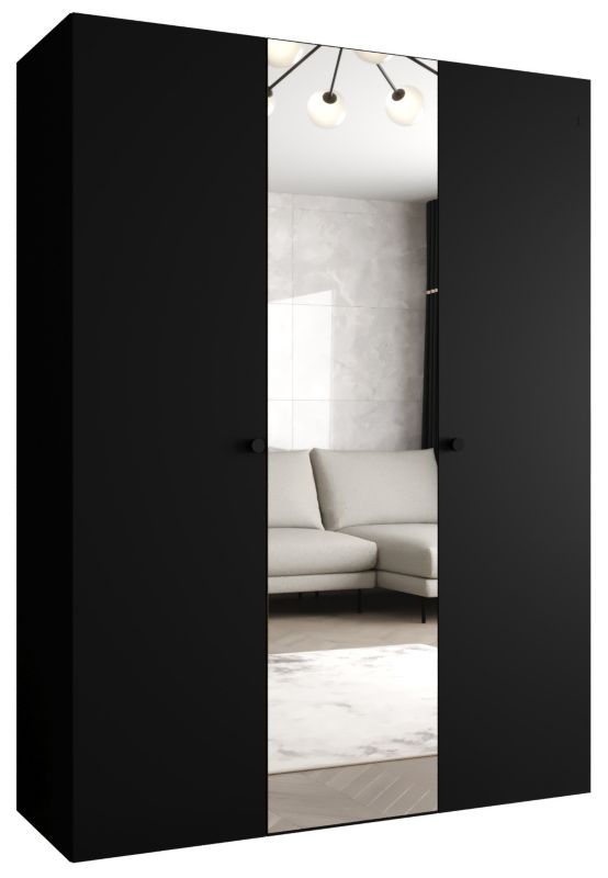 Szafa uchylna Abiks PARMA 2 150 wys. 202 cm Czarny + u. Czarny 1 szt