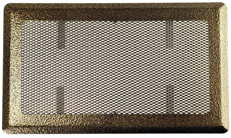 Kratka FEINZ Wentylacyjna Kominkowa Metal 16X30Cm Złoto 1 szt.